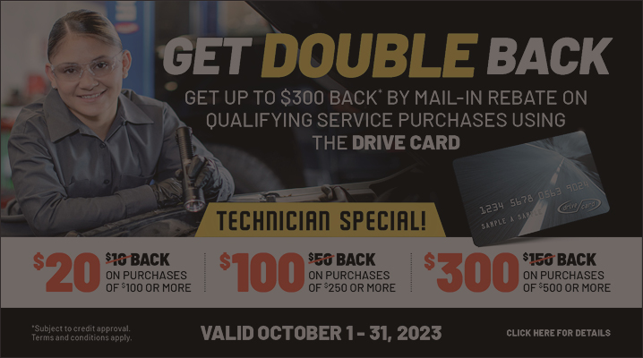 Double Sliding Scale - Up to $300 Back